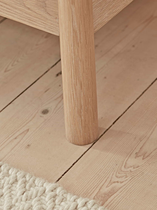 Bergen Oak Superking Bed - Natural