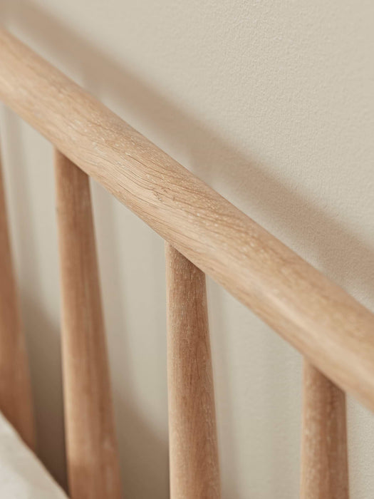 Bergen Oak Kingsize Headboard - Natural
