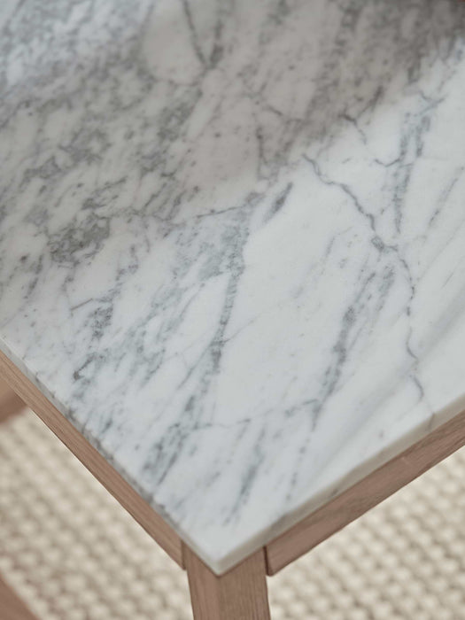 Oak Marble Coffee Table