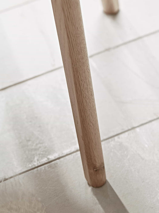 Two Oak & Marble Nested Tables
