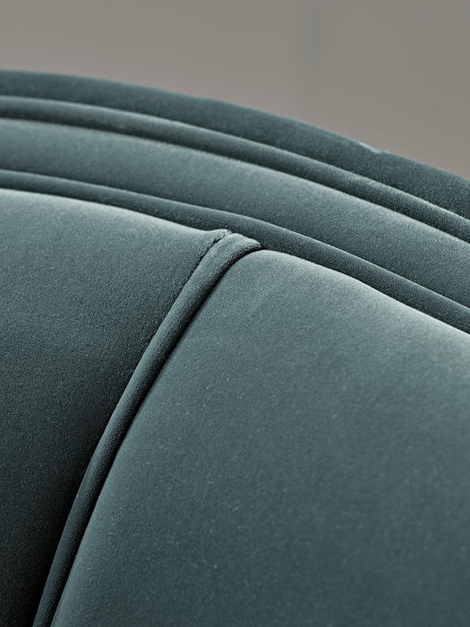Riba Occasional Chair - Dusky Blue Velvet
