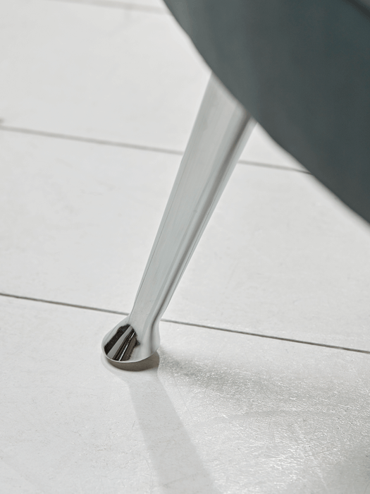 Riba Occasional Chair - Dusky Blue Velvet