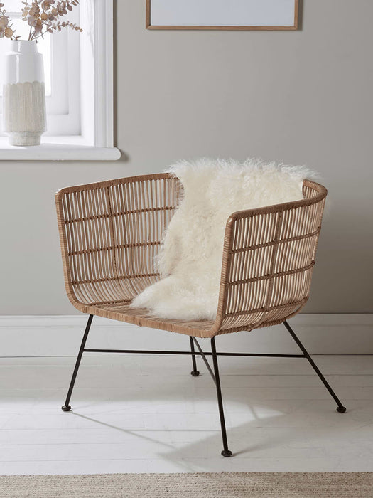 Flat Rattan Tub Chair