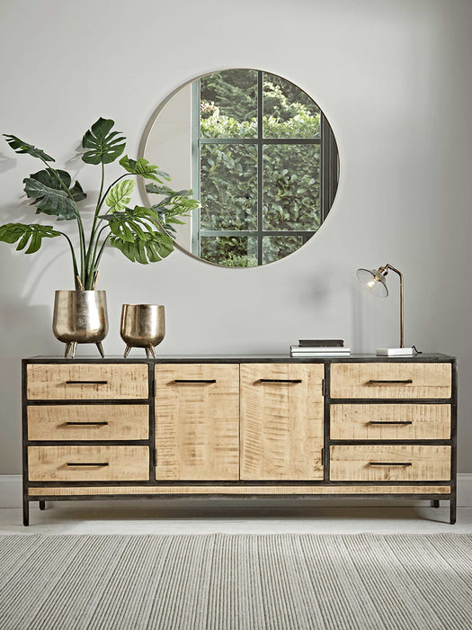 Oversized Frame Mirror - Soft Gold