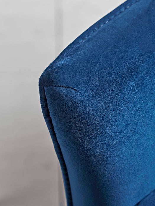 Flex Occasional Chair - Blue Velvet