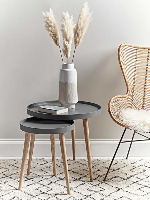 Large Mila Side Table - Charcoal