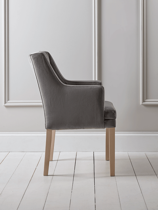 Lisbet Occasional Chair - Grey Velvet