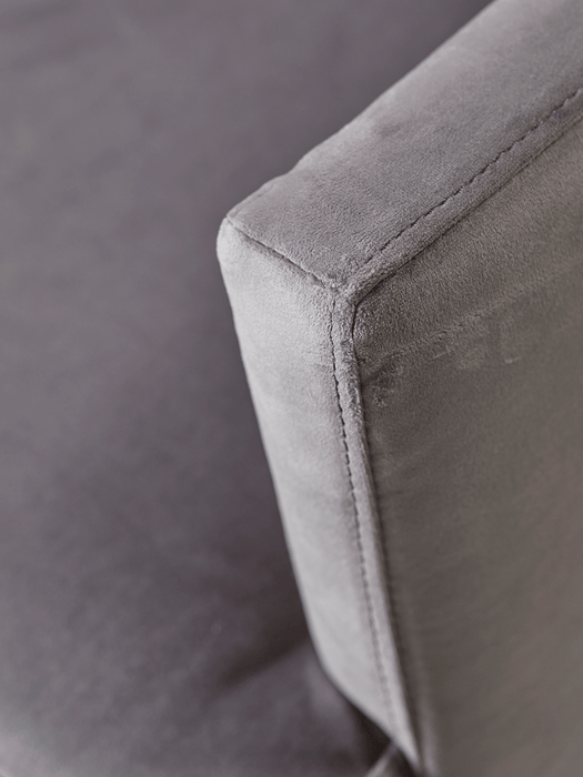 Lisbet Occasional Chair - Grey Velvet
