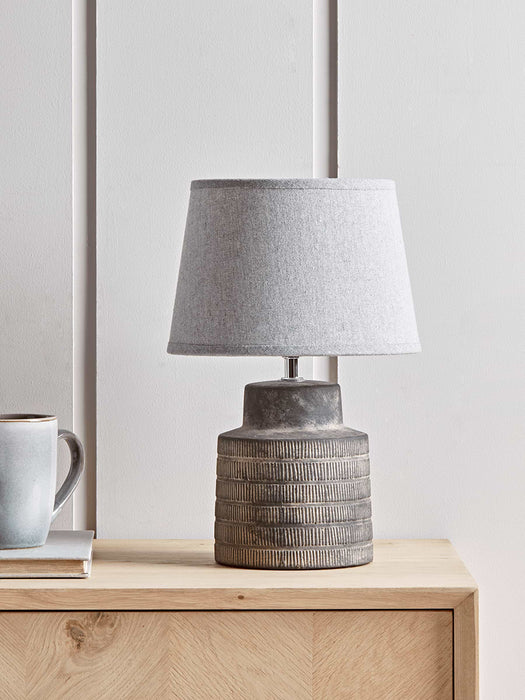 Dash Textured Bedside Table Lamp
