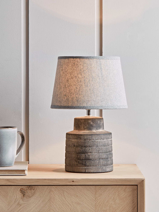 Dash Textured Bedside Table Lamp