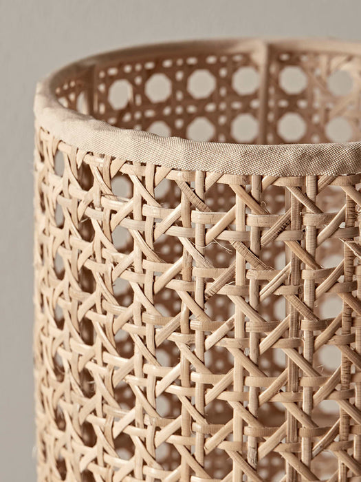 Woven Cane Table Lamp