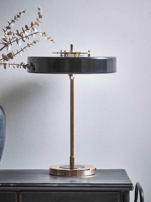 Black & Brass Table Lamp