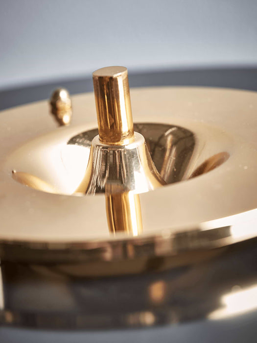 Black & Brass Table Lamp