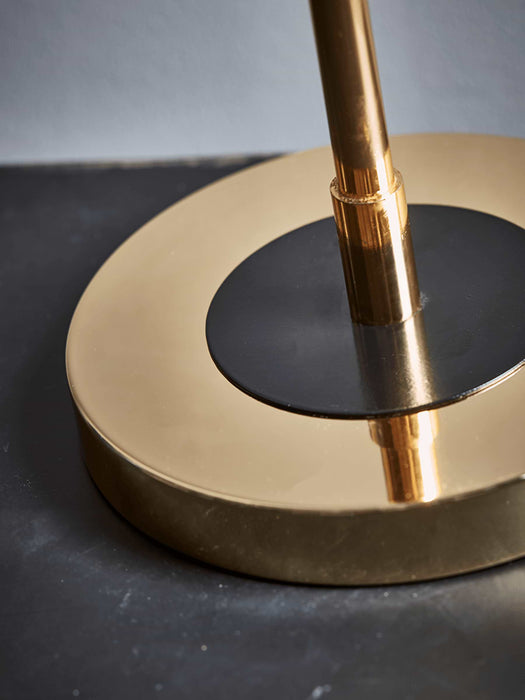 Black & Brass Table Lamp
