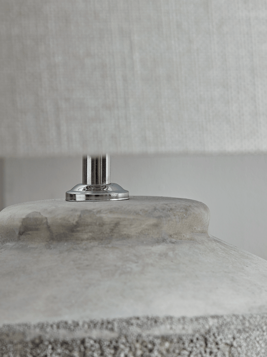 Textured Concrete Table Lamp