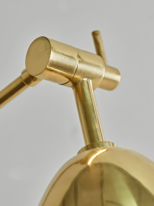 Brass & Marble Desk Lamp