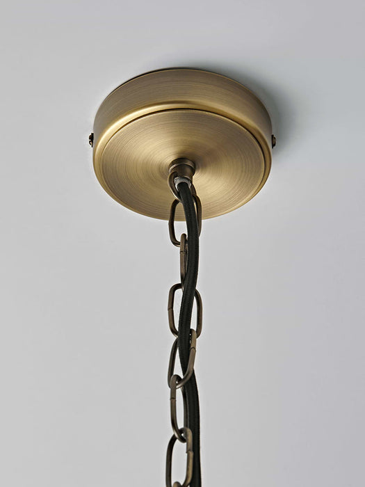 Soft Gold Trapeze Pendant