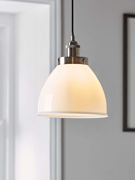 Frosted Glass Dome Pendant