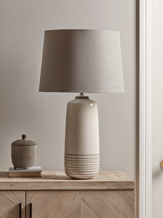 Dipped Spiral Table Lamp