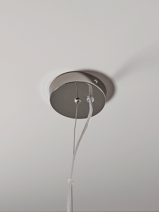 Tapered Textured Pendant - Grey