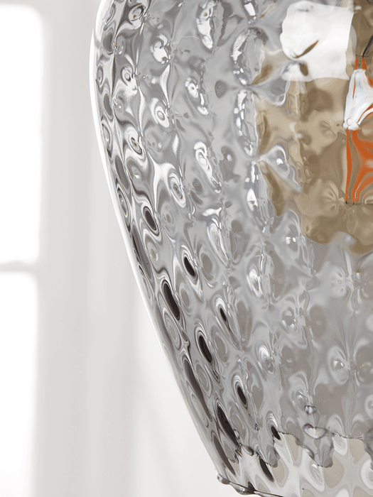 Tapered Textured Pendant - Grey