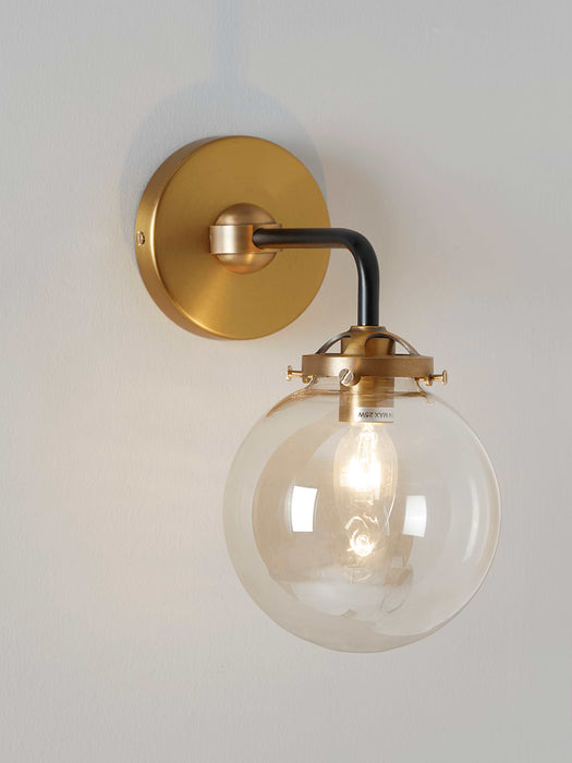Single Globe Wall Light
