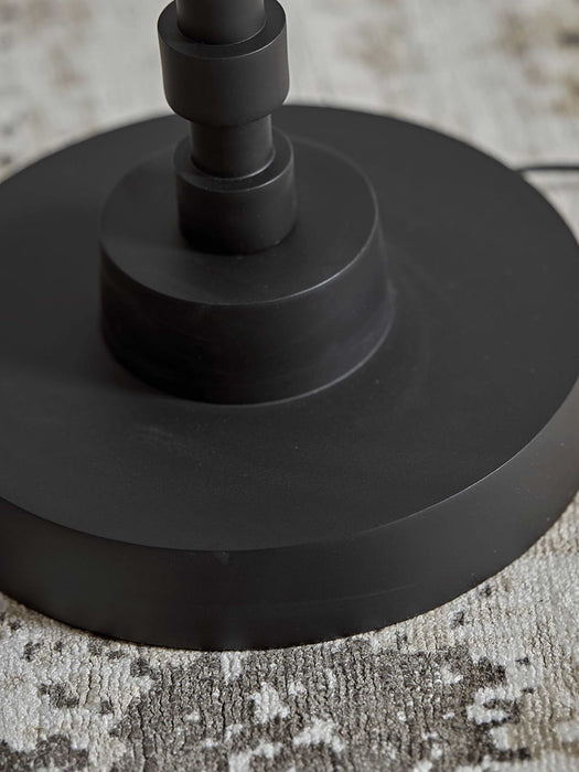 Grey & Black Floor Lamp