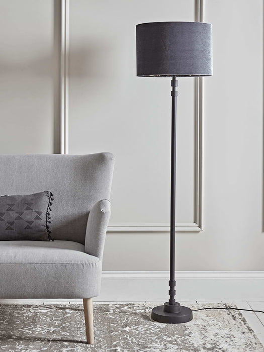 Grey & Black Floor Lamp