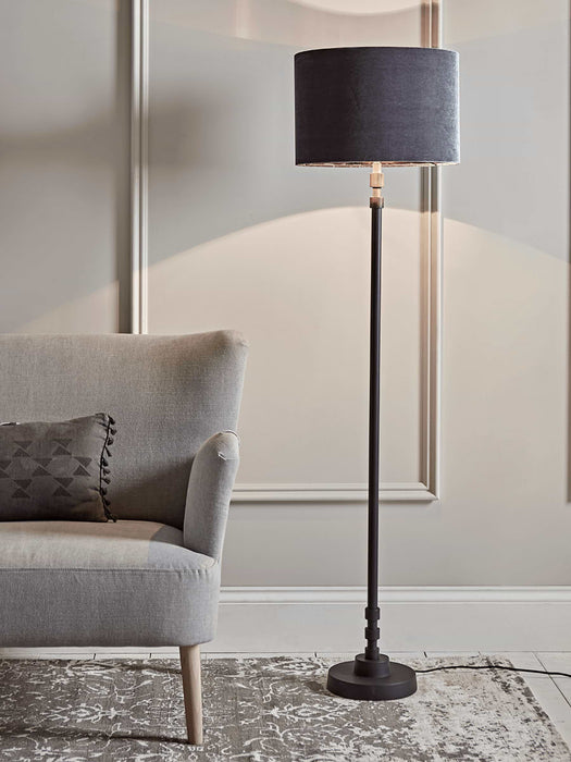 Grey & Black Floor Lamp