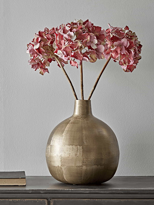 Three Faux Hydrangea Sprays - Soft Burgundy