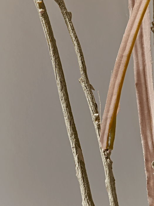 Three Faux Blush Pampas Grasses