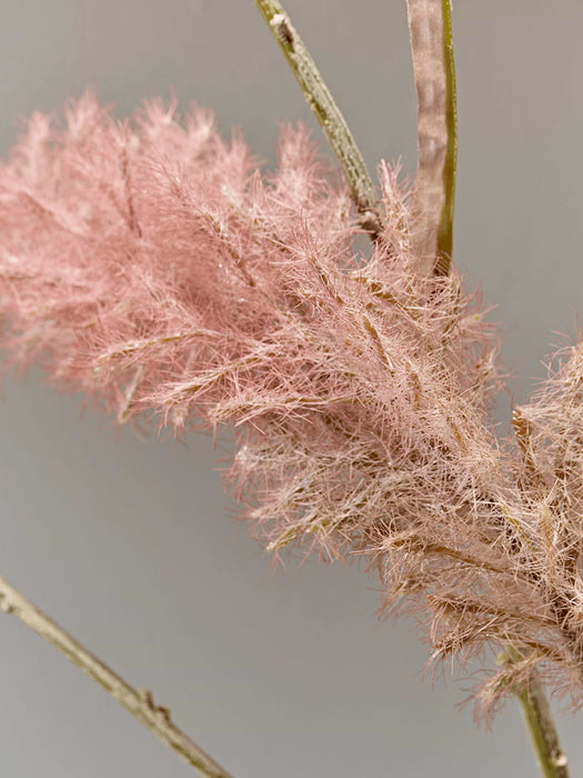 Three Faux Blush Pampas Grasses