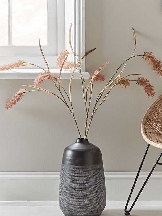 Three Faux Blush Pampas Grasses