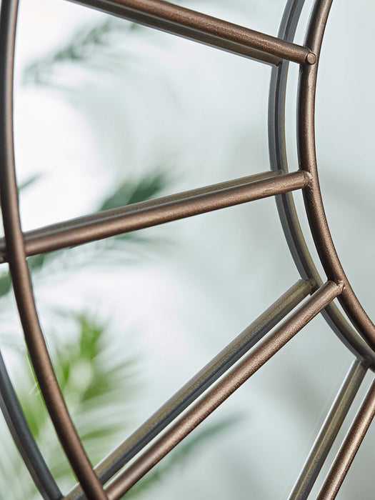 Bronze Round Window Mirror