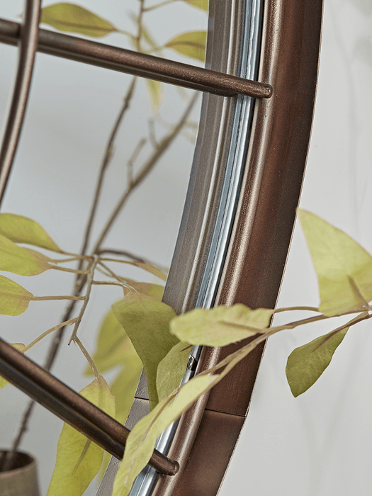 Bronze Round Window Mirror