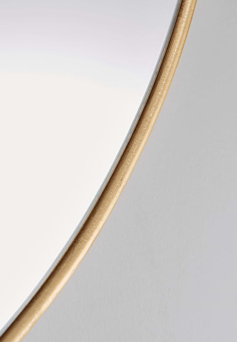 Round Broken Framed Mirror