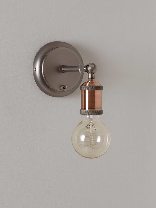 Exposed Bulb Wall Light