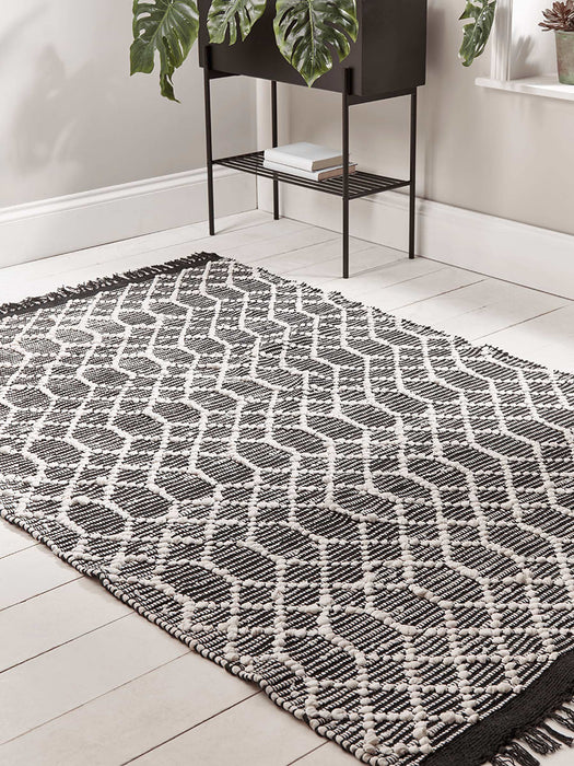 Geometric Handwoven Rug