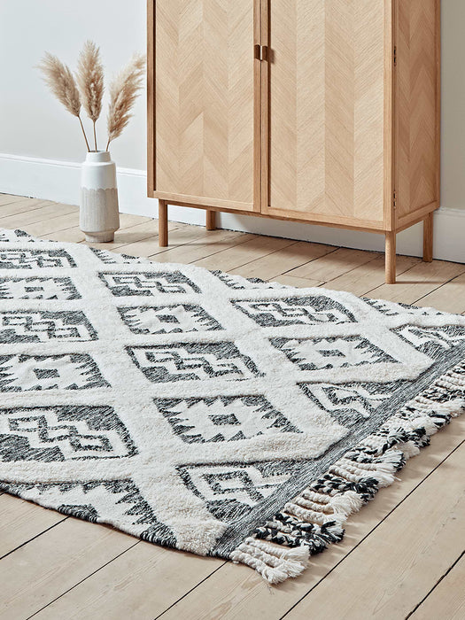 Textured Aztec Rug