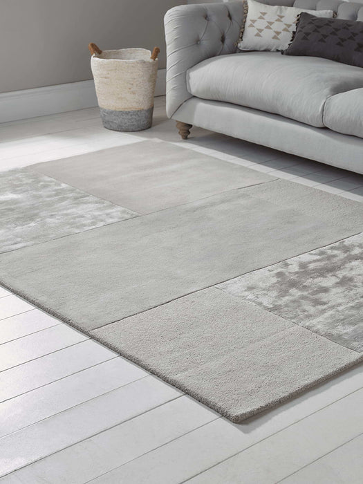 Grey Panel Rug