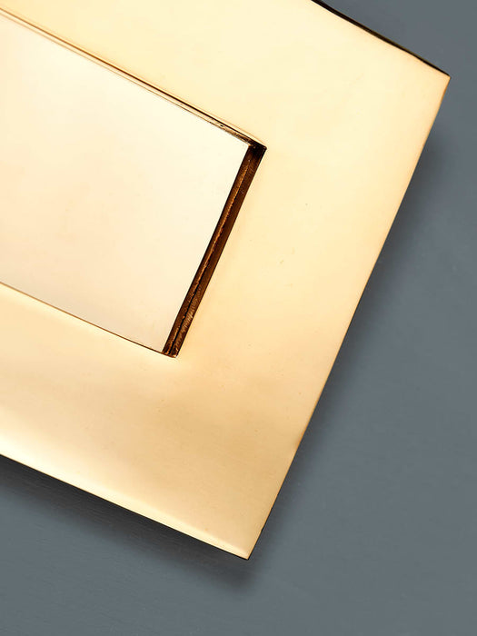 Solid Brass Letter Plate - Small