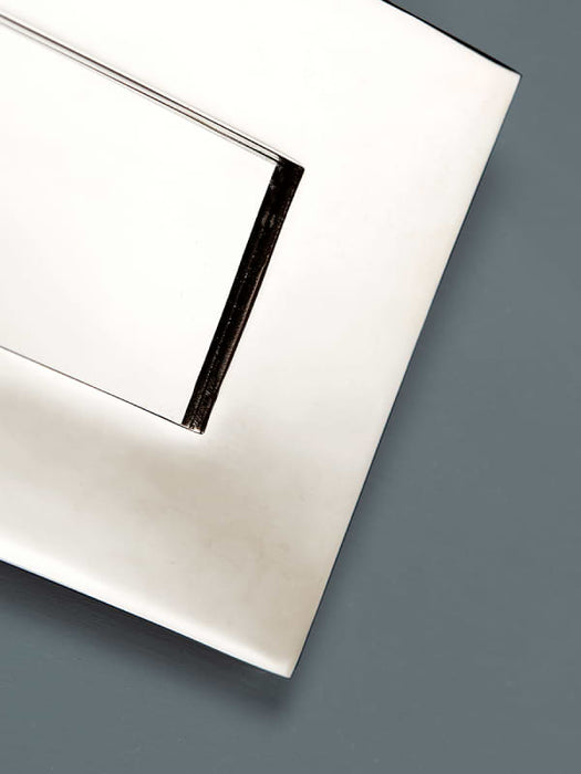 Nickel Letter Plate - Large