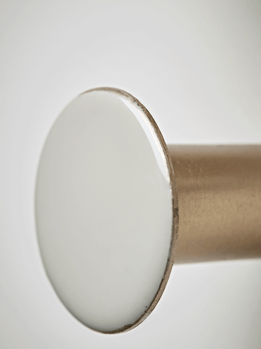 Three Enamelled Hooks