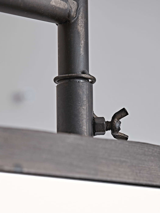 Wood & Metal Clothes Rail