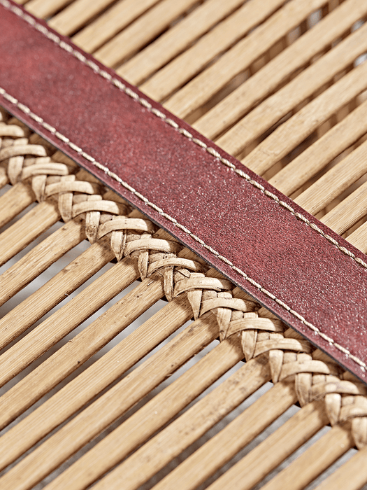 Three Flat Rattan Trunks