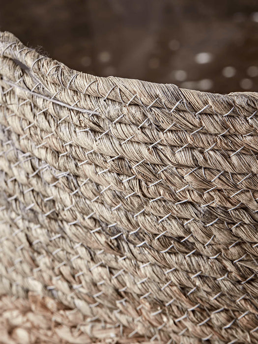 Two Dipped Straw Baskets