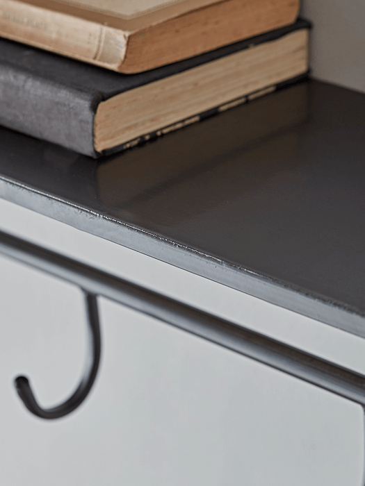 Zinc Shelf & Hook