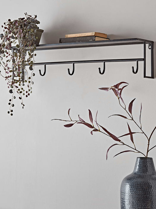 Zinc Shelf & Hook