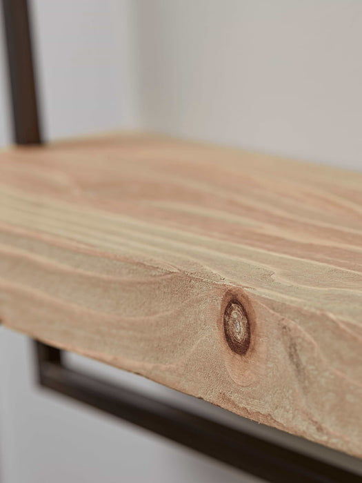 Wood & Metal Frame Shelf