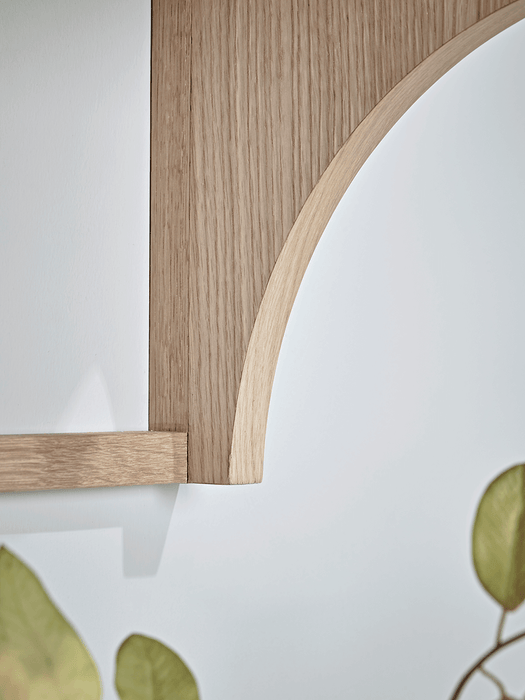 Oak Two Tier Shelf